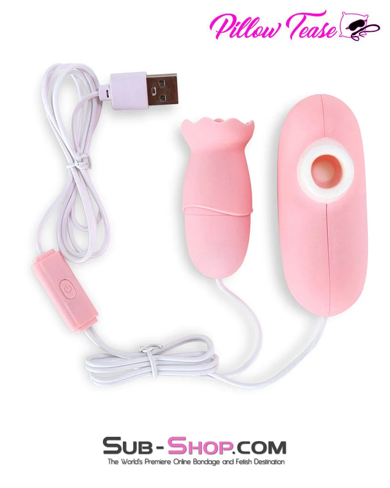 9979M      7 Function Suction and Vibration Bullet Dual Ended Pleaser - Image 2