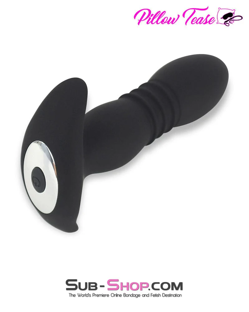 1690M 7 Thrusting + 7 Vibrating Functions Rechargeable Remote Control Anal Vibrator - Image 2