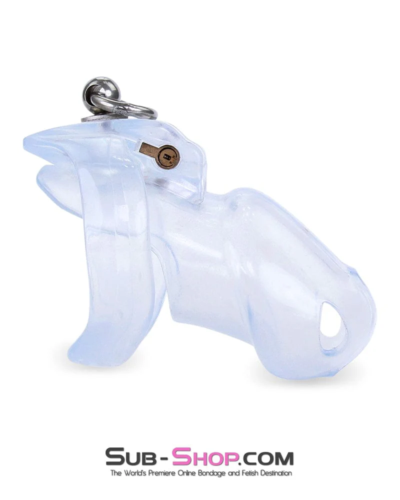 7286M Cock Cuff Lead Ring Medium Chastity Cage with Small Cock and Balls Cuff🔥 FINAL CLEARANCE – Last Chance! - Image 2