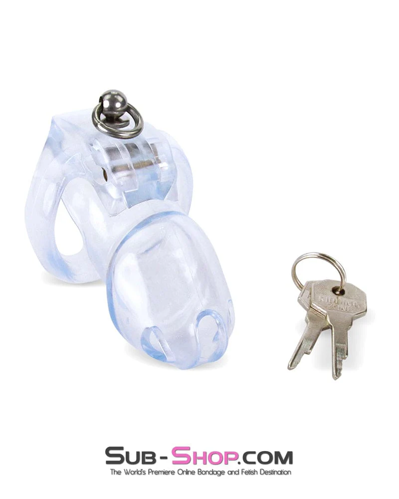 7286M Cock Cuff Lead Ring Medium Chastity Cage with Small Cock and Balls Cuff🔥 FINAL CLEARANCE – Last Chance! - Image 3