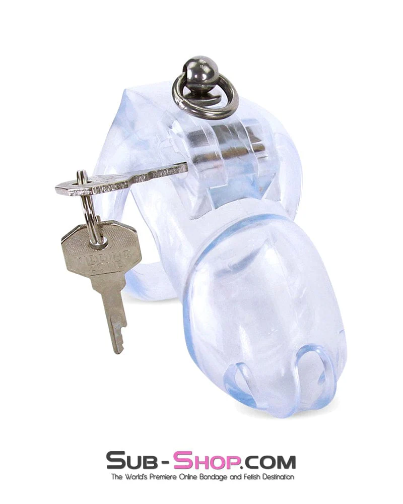 7286M Cock Cuff Lead Ring Medium Chastity Cage with Small Cock and Balls Cuff🔥 FINAL CLEARANCE – Last Chance! - Image 5