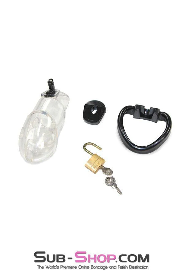 7327AR Black Balled Locking Cock & Ball Chastity Set - MEGA Deal - Image 4