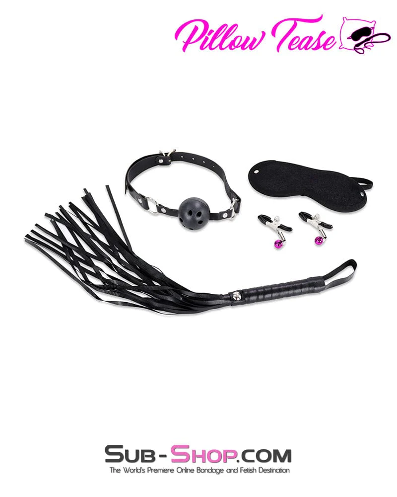 7122DL-SIS      8 Pc Pink Plush Sissy Bondage Fantasy Kit - Image 3