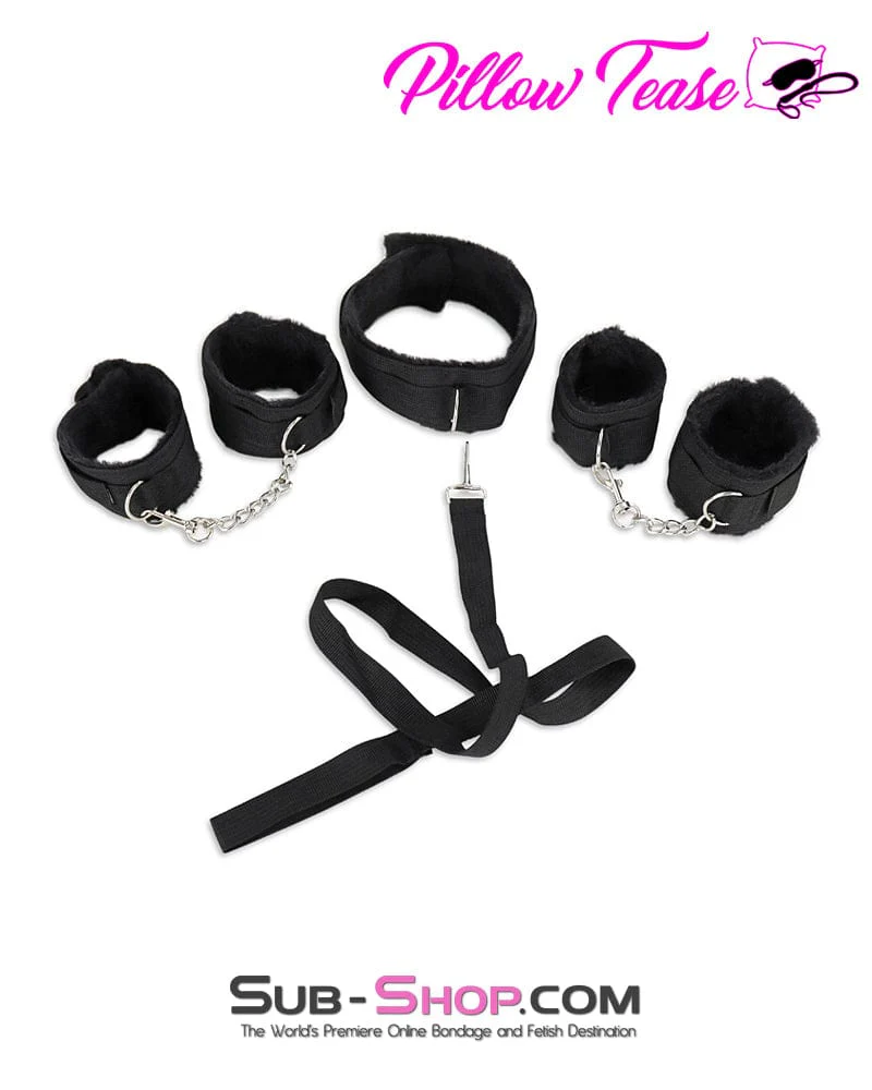 7908DL 8 Piece Black Total Bondage Kit - MEGA Deal