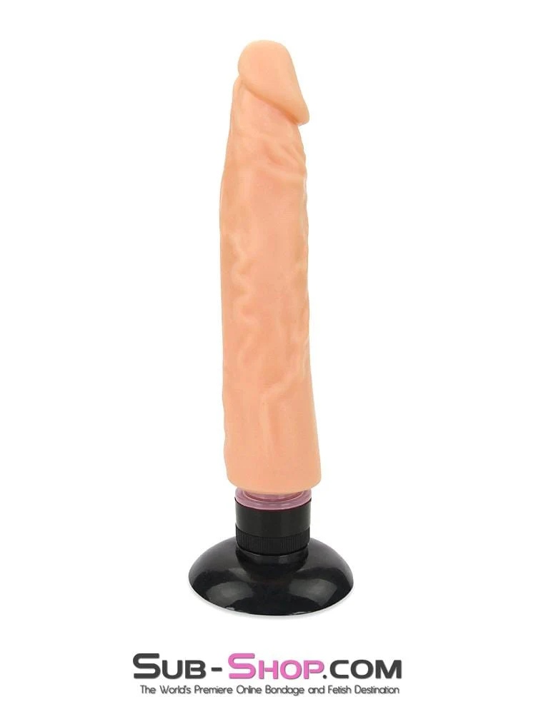 6944M 8" Vibrating Realistic Skin Dildo with Suction Cup, Flesh š„ FINAL CLEARANCE ā Last Chance! - Image 9