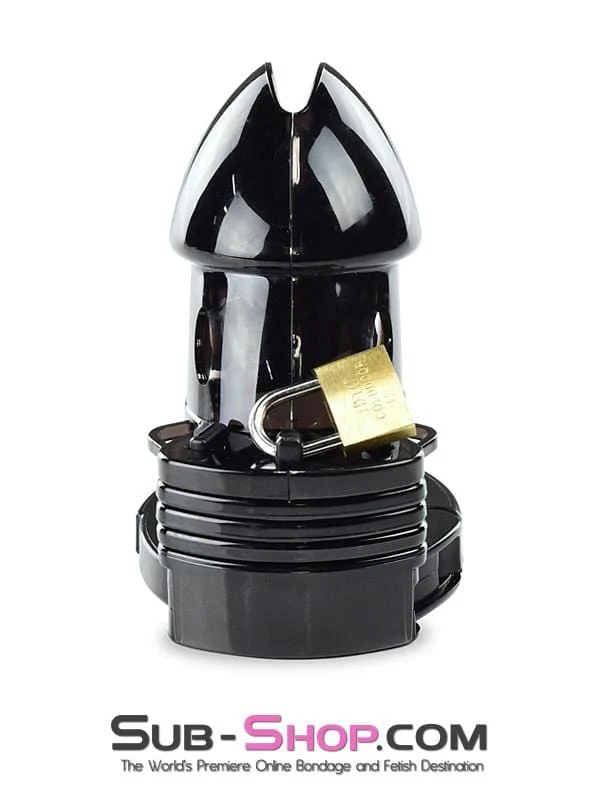 8910AX Black Jack Adjustable Locking Male Cock Cuff Chastity Device - Image 2