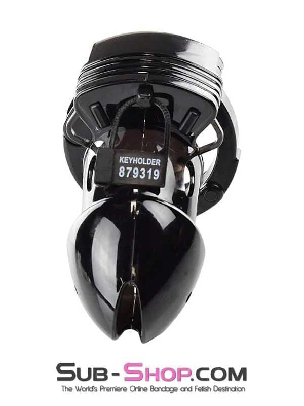 8910AX Black Jack Adjustable Locking Male Cock Cuff Chastity Device - Image 5