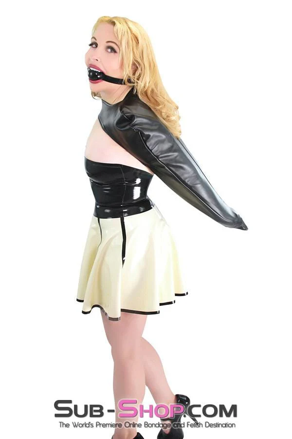 9017DL      <b>BOGO!</b> Tough Glove Lined Armbinder Bondage Top - Image 2