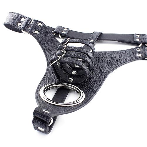 9815M Cock & Balls Penis Straps Restraint Waist Harness - Image 3
