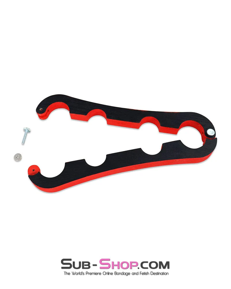 9850DL Wooden Wrist and Ankle Bondage Stocks - Image 6