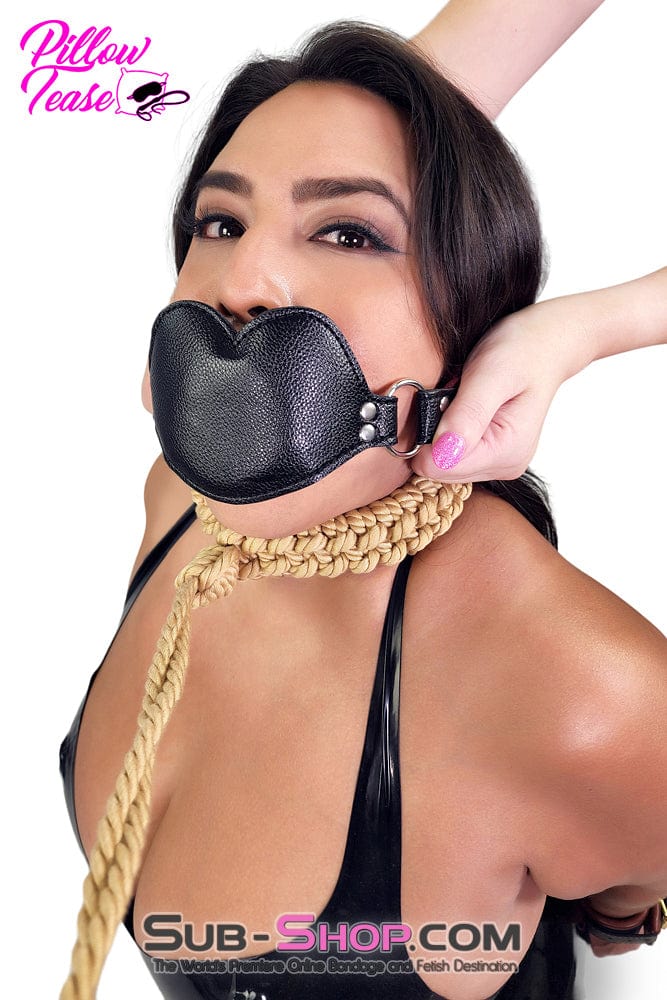 2416M      Addick-tive Black Padded Panel Penis Gag - Image 13