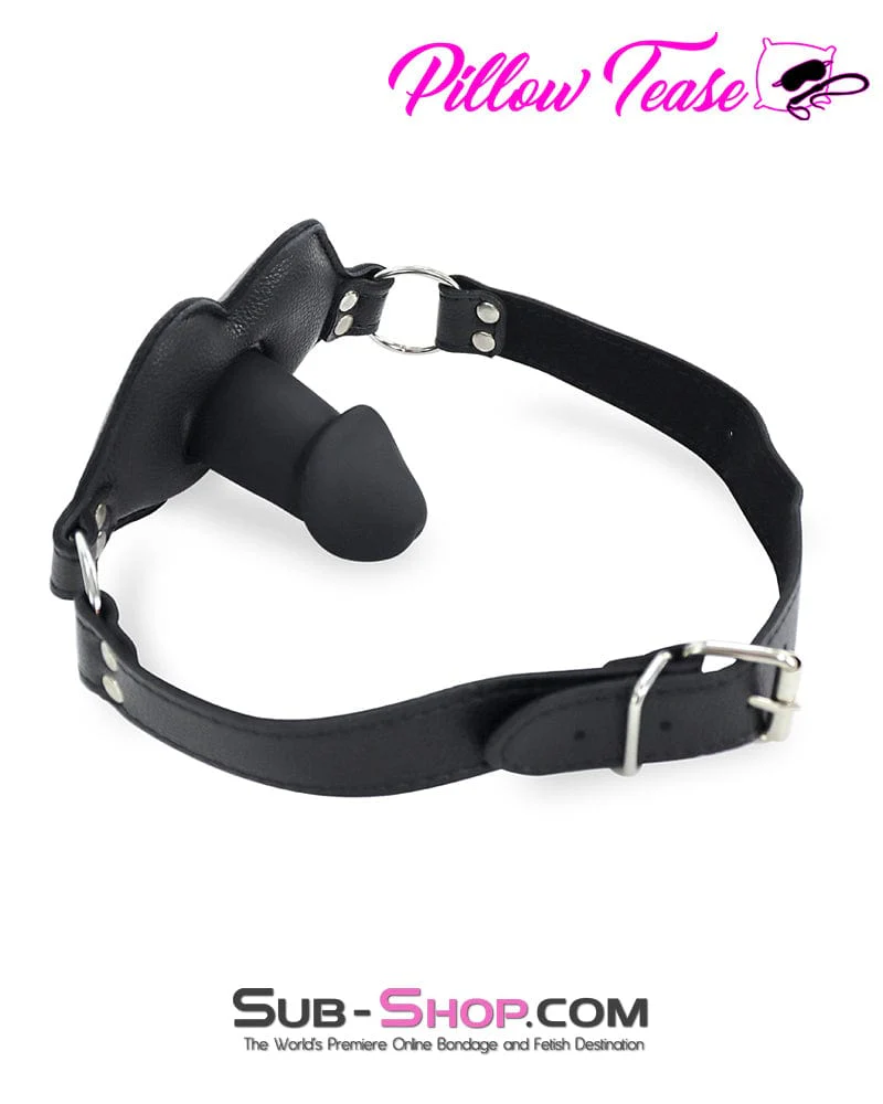 2416M      Addick-tive Black Padded Panel Penis Gag - Image 2