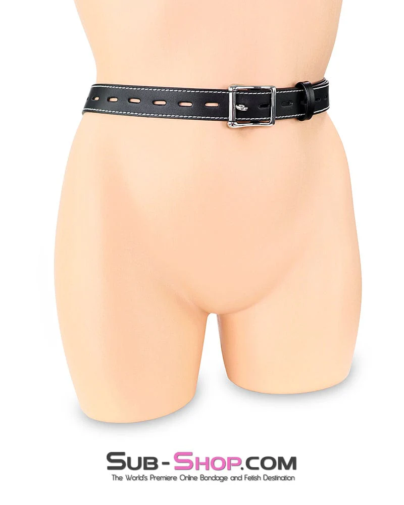 8860DL      Anal Hook Plus Locking Waist Bondage Harness - Image 4