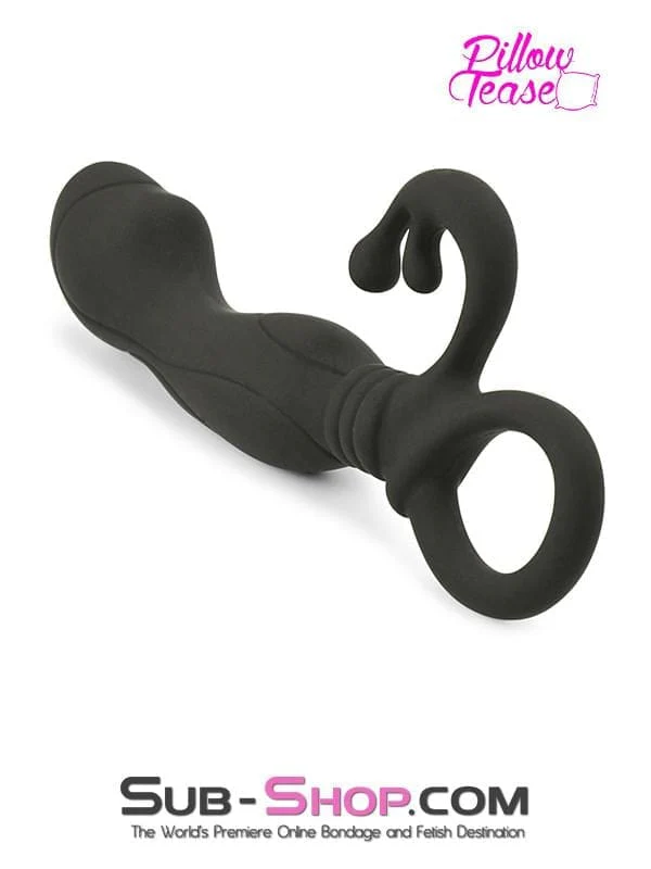 0213M      Aphrodisia Black Silicone Prostate Stimulator - LAST CHANCE - Final Closeout! - Image 4