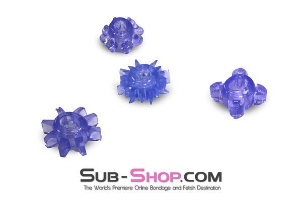 1555M Assorted Colors and Styles Super Stretch French Tickler Cock Ring - MEGA Deal - Image 3