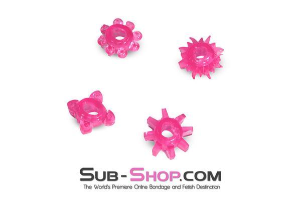 1555M Assorted Colors and Styles Super Stretch French Tickler Cock Ring - MEGA Deal - Image 4