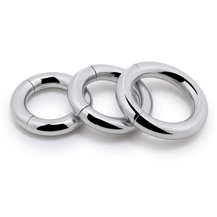 0685M Babe Magnet Stainless Steel Magnetic Ball Stretcher Ring, Large - Image 2