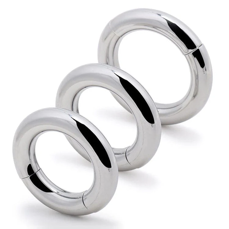 0685M Babe Magnet Stainless Steel Magnetic Ball Stretcher Ring, Large - Image 3