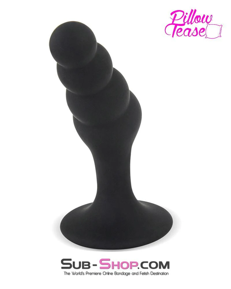 0463M      Beaded Silicone P-Spot Plug, Large - Image 2