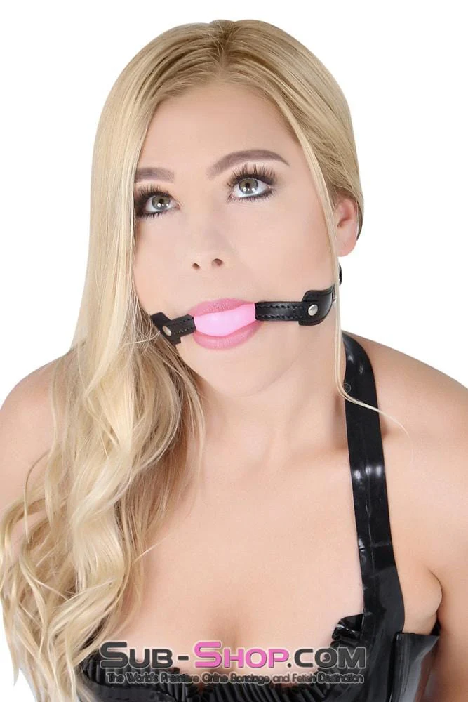 1815R Beginner’s Pink Rubber Ballgag - Image 4