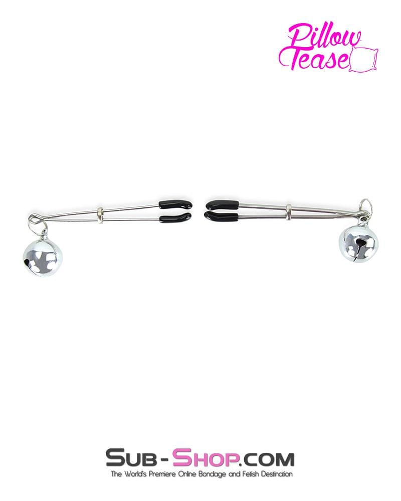 0174MQ Belle of the Balls Tweezer Clamps with Jingle Bells - Image 8