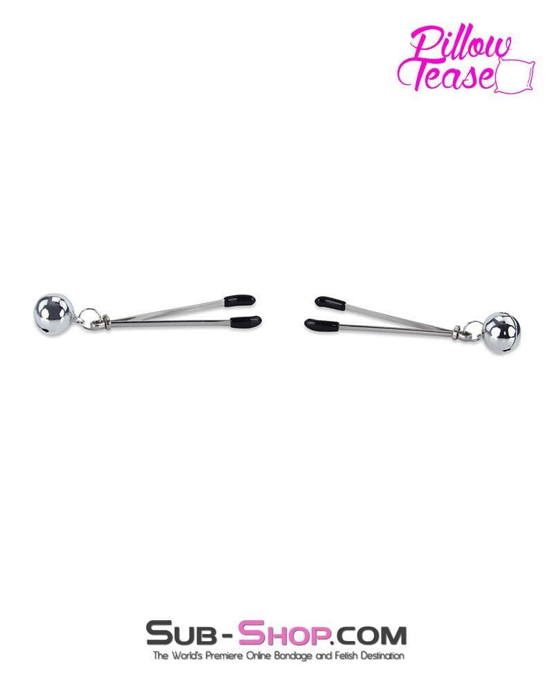 0174MQ-CB Belle of the Cock and Balls Tweezer Clamps with Jingle Bells - Image 5