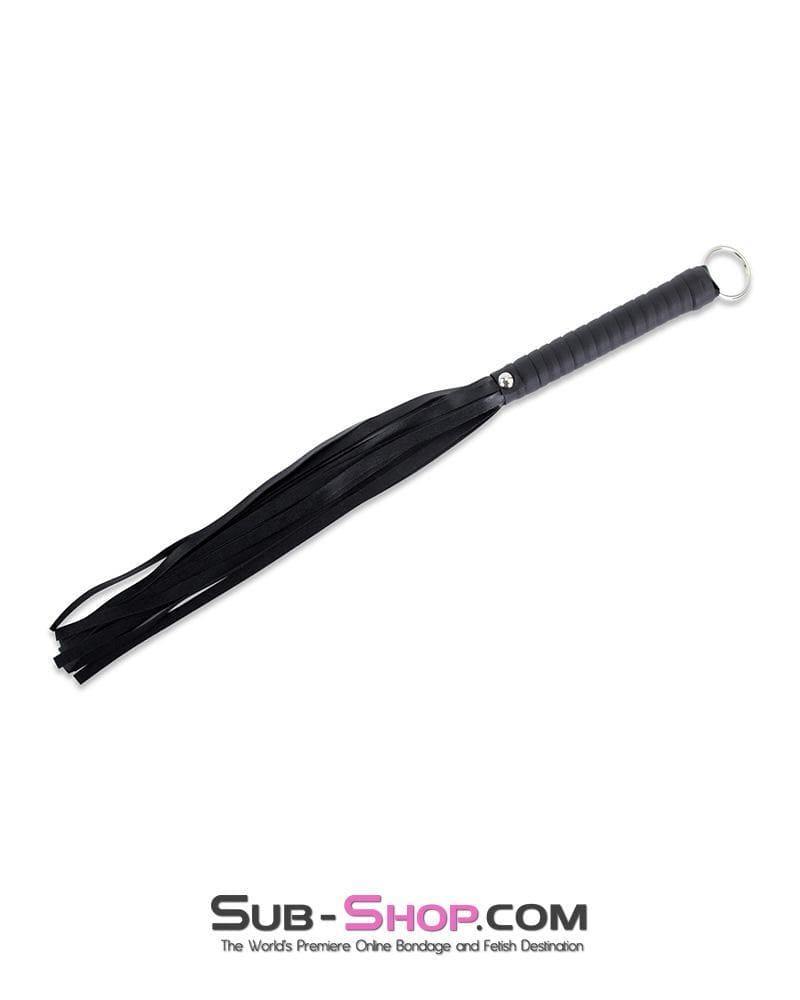 3711MQ Black 19" Fat Tail Whip with Hanging Ring - Image 4