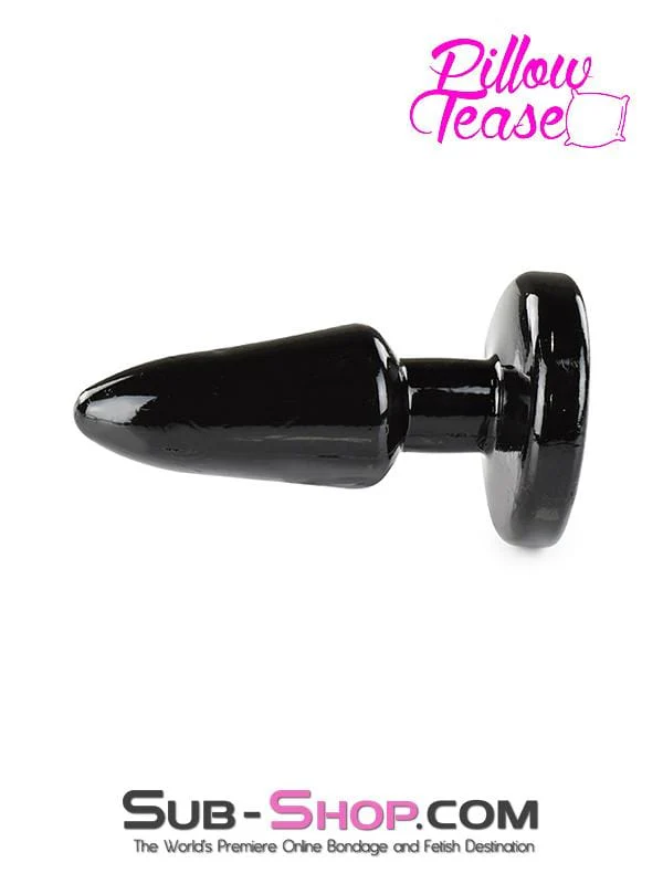 1881DL Black 4” Anal Trainer Plug - Image 4