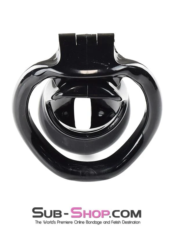 0327AE Black Knight High Security Keyed Tumbler Locking Male Chastity with 4 Base Cock Ring Sizes - Image 5