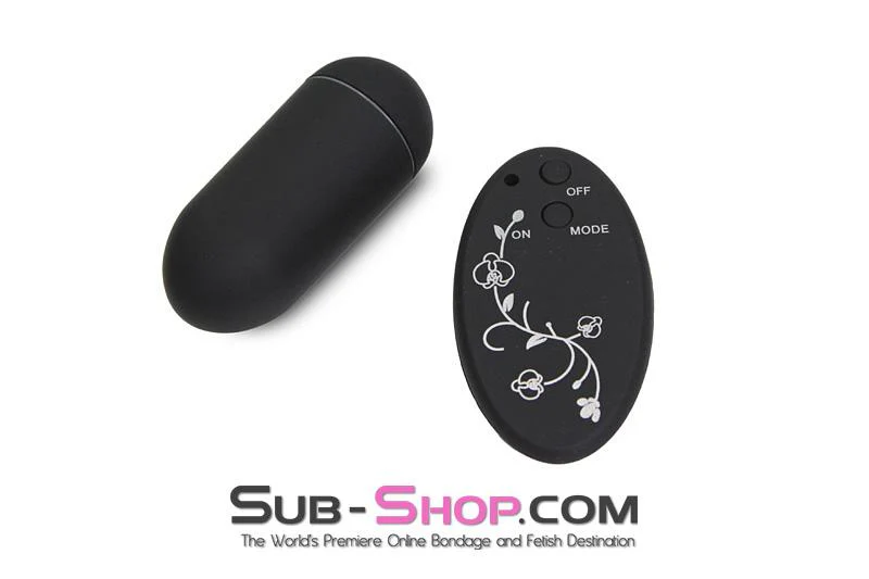 1472M Black Multi-Modal Remote Control Vibrating Egg - Image 5