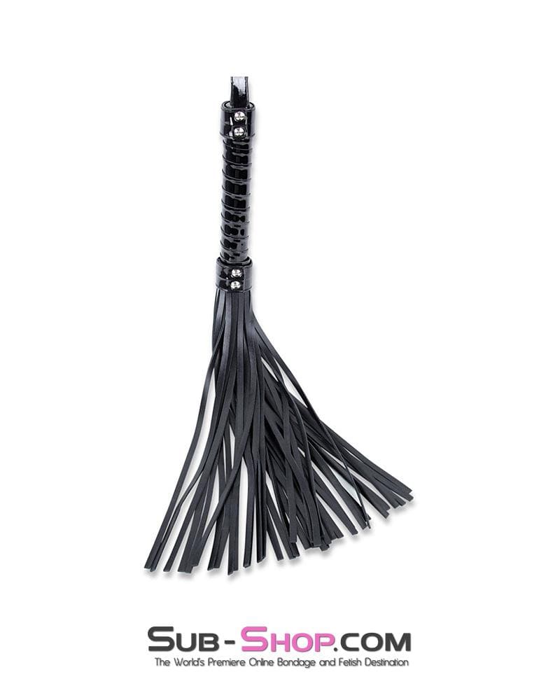 3651MQ Black Vegan Patent Handle 17" Heavy Bondage Whip š„ FINAL CLEARANCE ā Last Chance! - Image 2