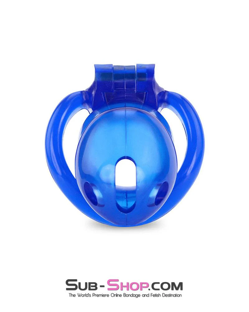 3510AE Blue Blazes Chastity Tease High Security Locking Cock Cage Sensation Device - MEGA Deal - Image 5