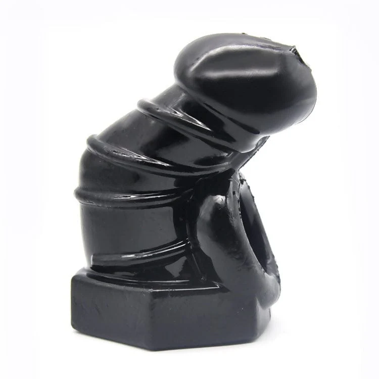6809M Bolted Restrictive Jelly Cock Cage with Nubs