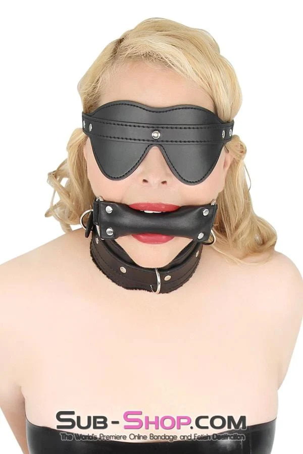 8925DL Bondage Blinders Buckling Blindfold