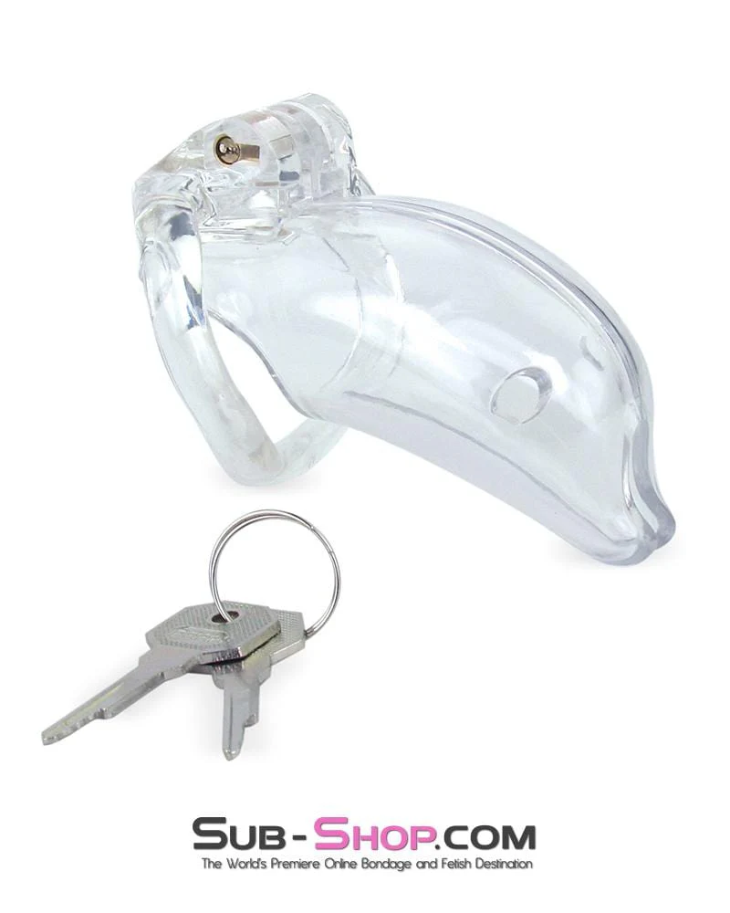 3734M Bottled Up Clear High Security Male Chastity Device 🔥 FINAL CLEARANCE – Last Chance! - Image 2