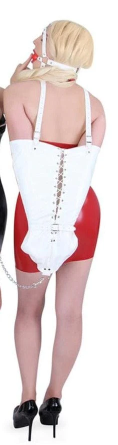 0582HS      Bound Angel White Armbinder - Image 2