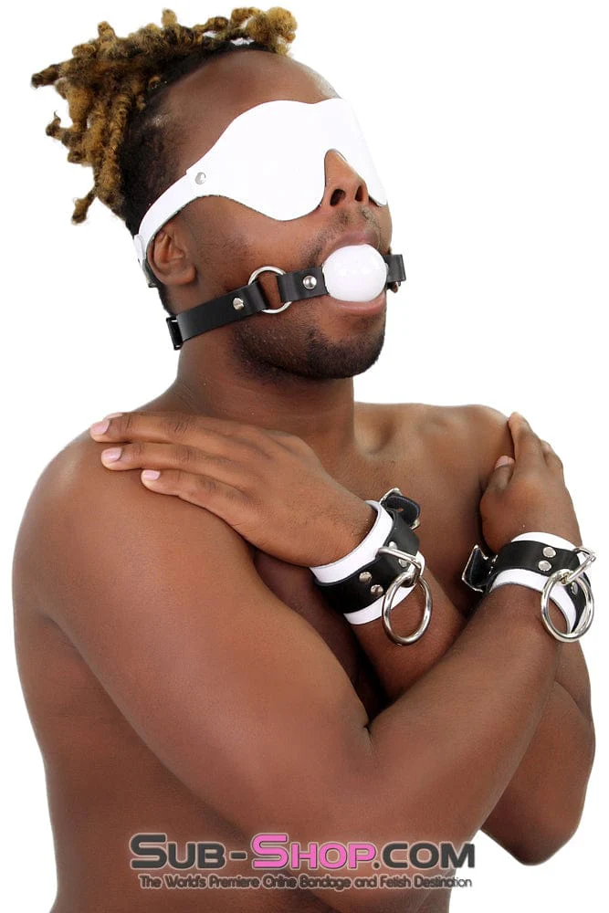 9742A-SIS Bounds Sissy Drifted Locking Wrist Cuffs - Image 2