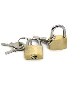 8983DL Brass Bondage Gear Padlock - Image 2