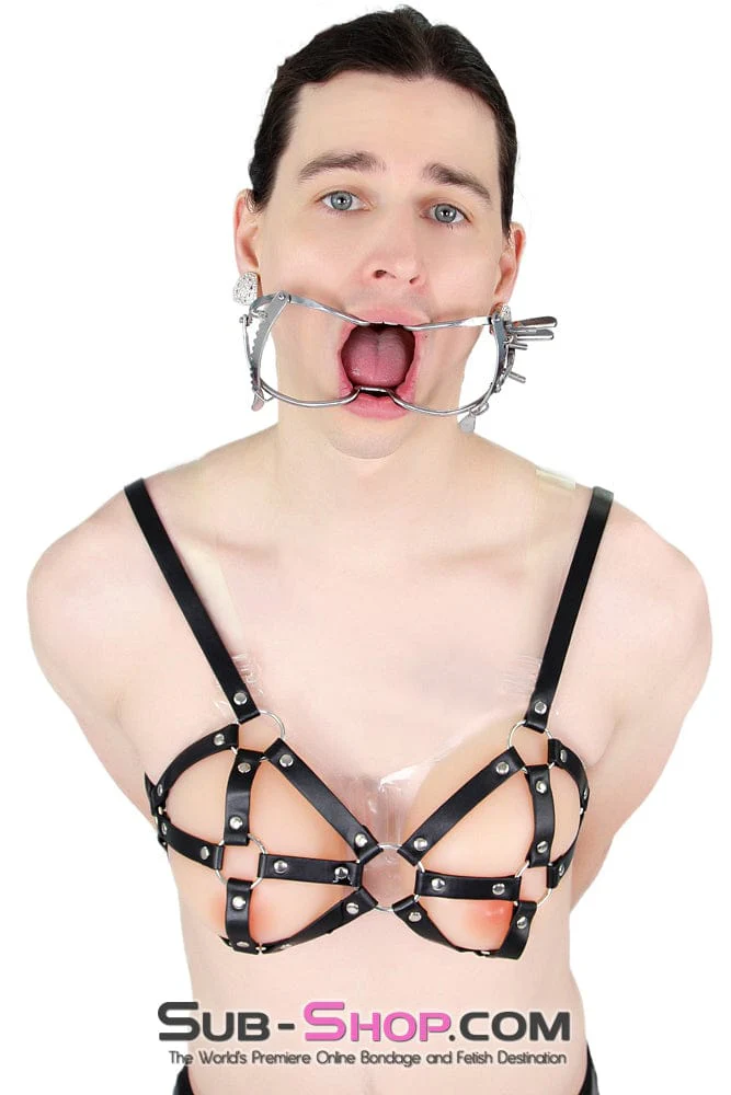 9897RS-SIS Breast Cage Sissy Bondage Bra