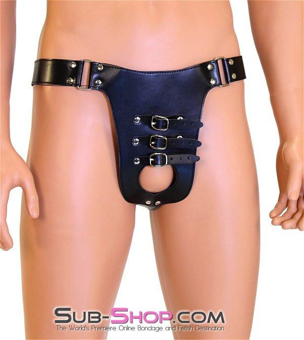 8893MH Buckling Cock Keeper Bondage Waist Harness