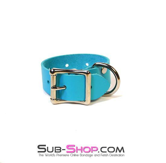 5702A-SIS      Buckling Sissy Boi Bondage Straps, Diamond Blue Leather - Feminization BDSM Mistress 5 Sizes! - Image 24