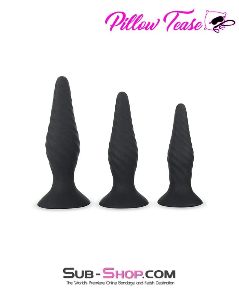 2395M 3 Pc Butt Plug Training Kit