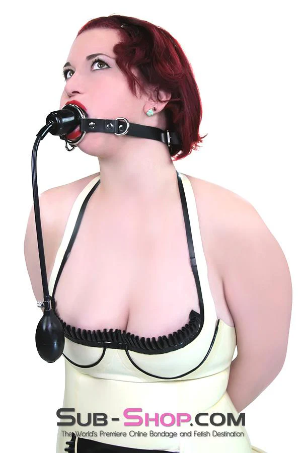 1494A Butterfly or Penis Bulb Gag Strap - Image 5