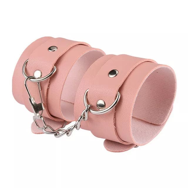 7945DL-SIS Captured Sissy Damsel Pink 8 Pc Bondage Fantasy Kit - Image 2