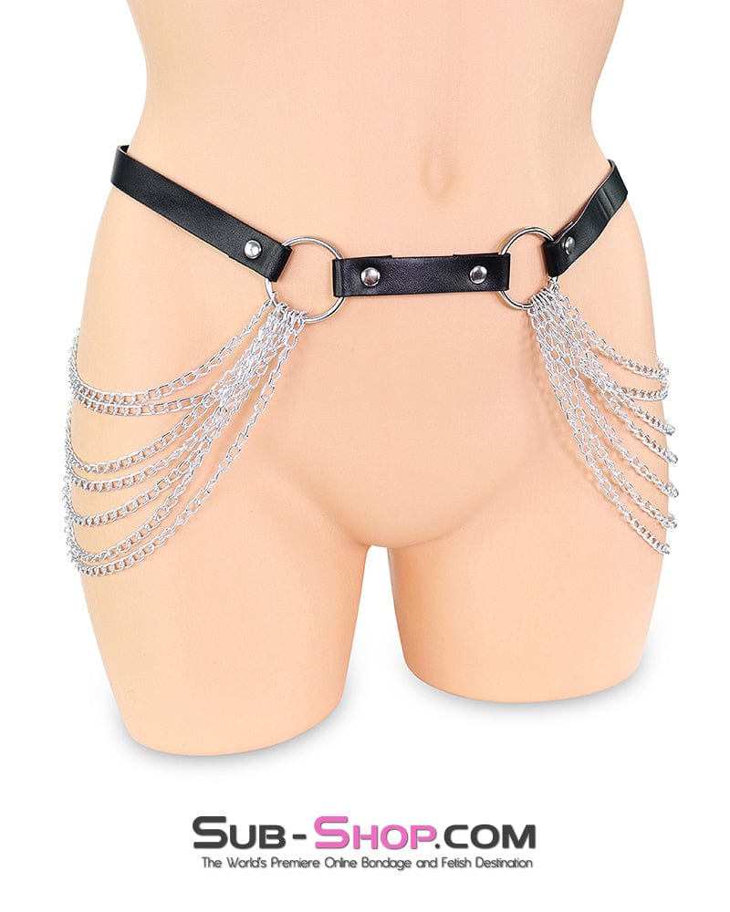0584M Cascading Hip Chains BDSM Body Skirt