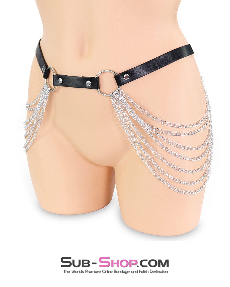 0584M Cascading Hip Chains BDSM Body Skirt - Image 2