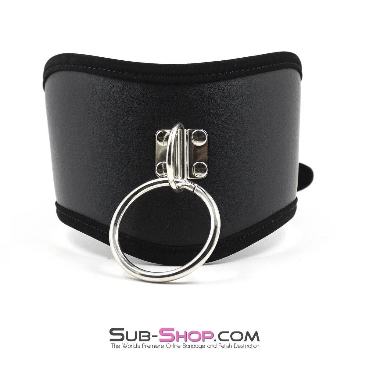 3464HS Chin Up Bondage Posture Collar - Image 7