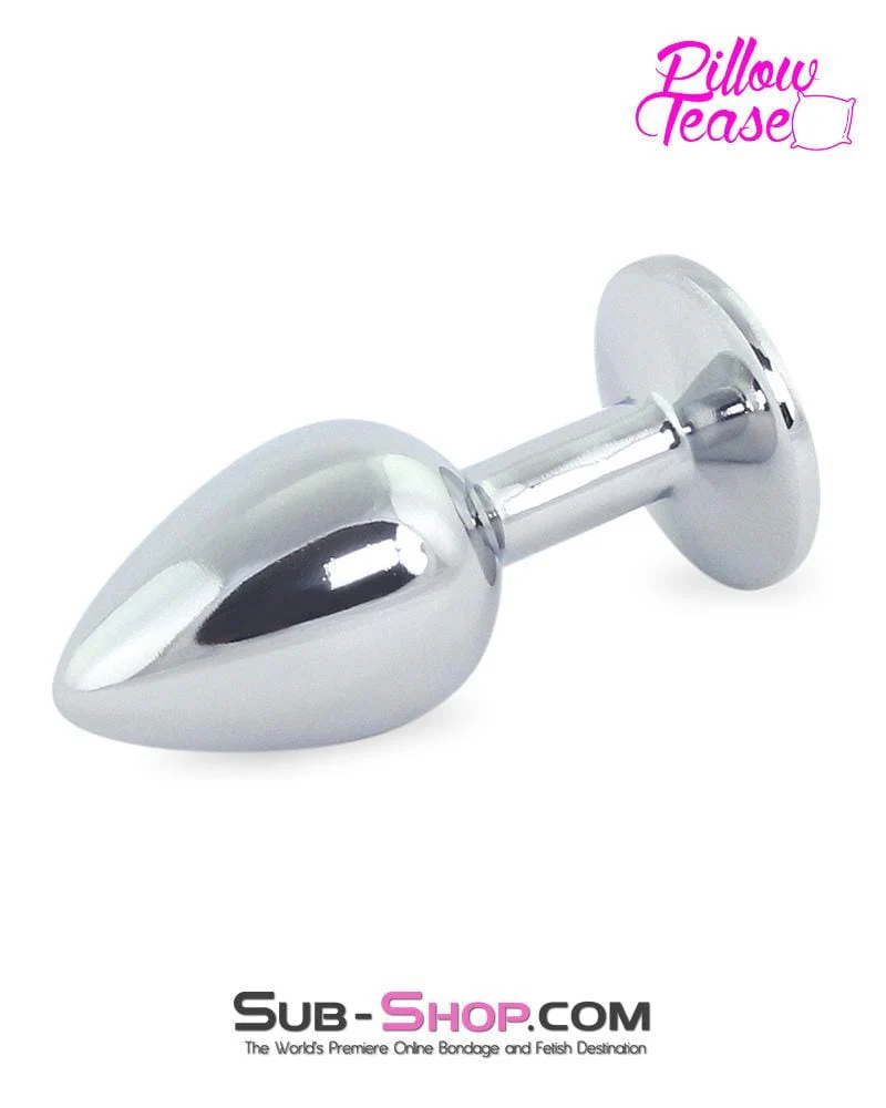 2307HS Chrome and Crystal Anal Plug, Small Plug, Diamond Crystal - SPECIAL OFFER! - Image 5