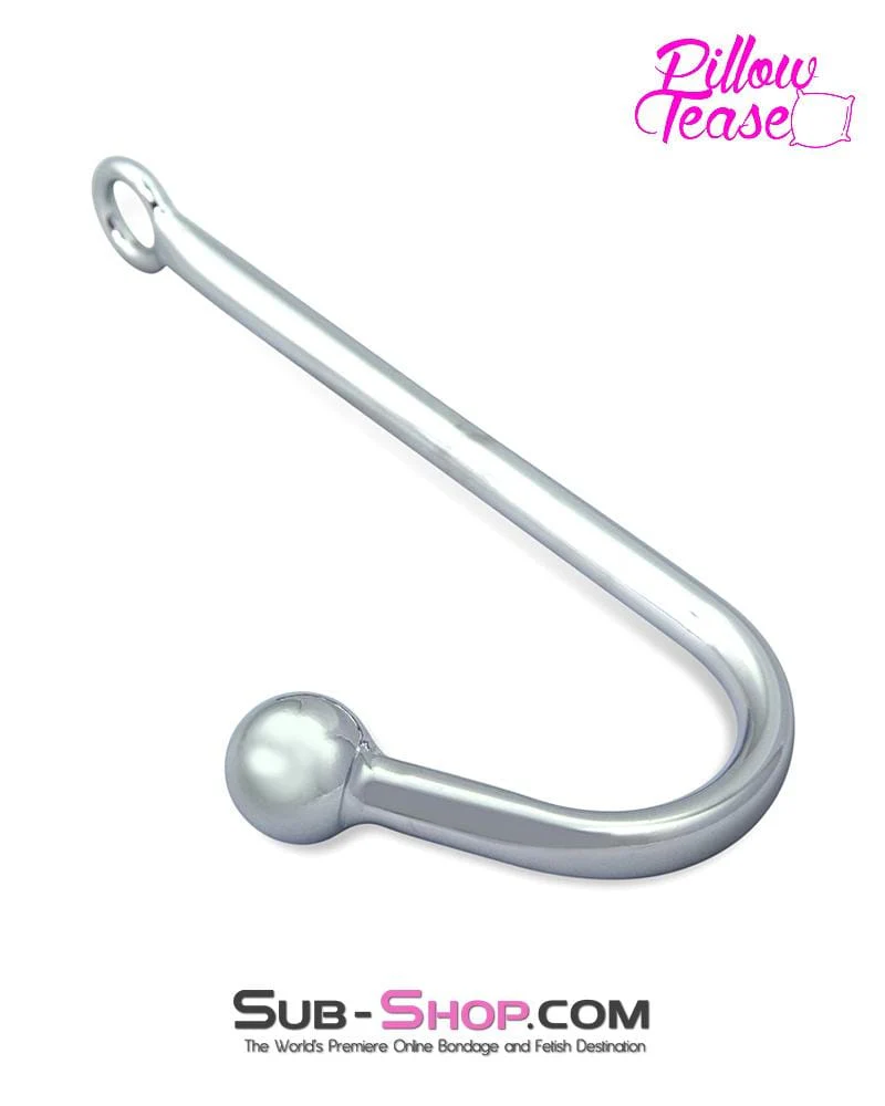 9313HS Chrome Steel Ball Bondage Slave Vaginal or Anal Hook - Image 2