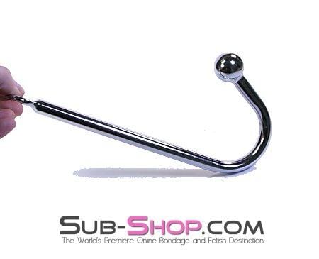 9313HS Chrome Steel Ball Bondage Slave Vaginal or Anal Hook - Image 3